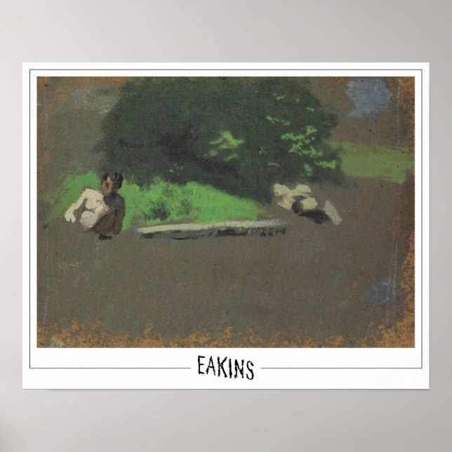 Póster de arte de Thomas Eakins Zedign #376 (Frente)