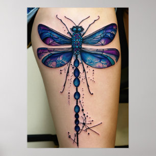 POSTER DE ARTE DE TIENDAS DE MANO EN MARCHA