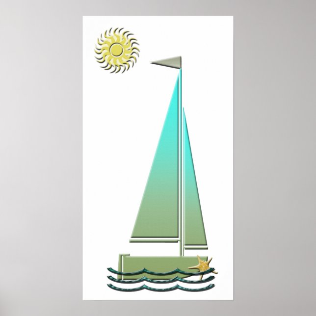 Poster de arte de velero (Frente)