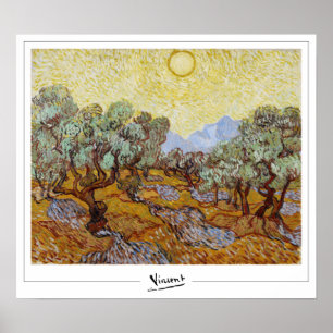 Póster de arte de Vincent Van Gogh Zedign #13