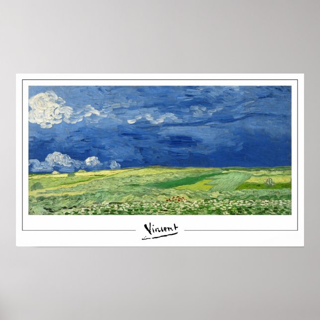Póster de arte de Vincent Van Gogh Zedign #19-3 (Frente)