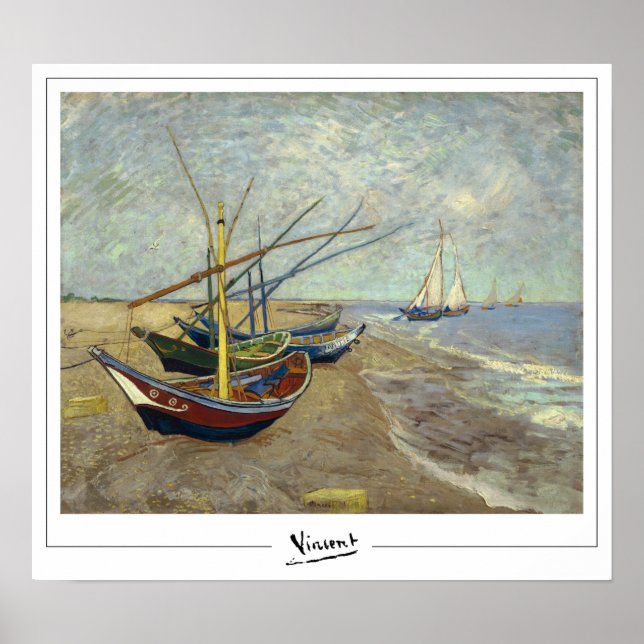 Póster de arte de Vincent Van Gogh Zedign #38-2 (Frente)