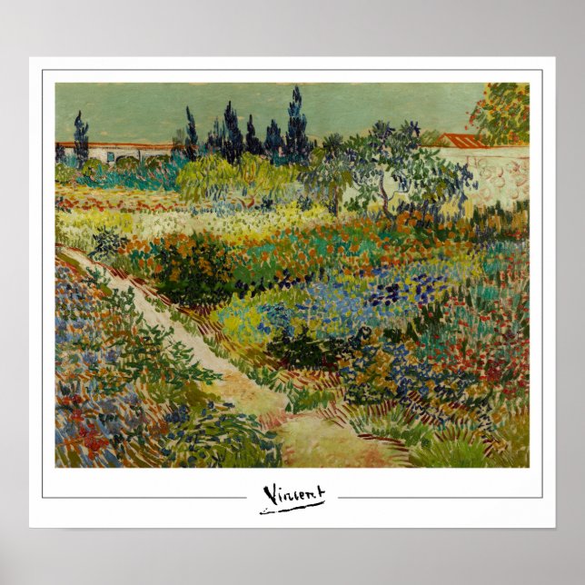 Póster de arte de Vincent Van Gogh Zedign #6-2 (Frente)