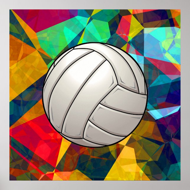 Poster de arte de voleibol (Frente)