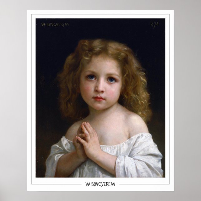 Póster de arte de William-Adolphe Bouguereau Zedig (Frente)