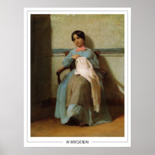Póster de arte de William-Adolphe Bouguereau Zedig