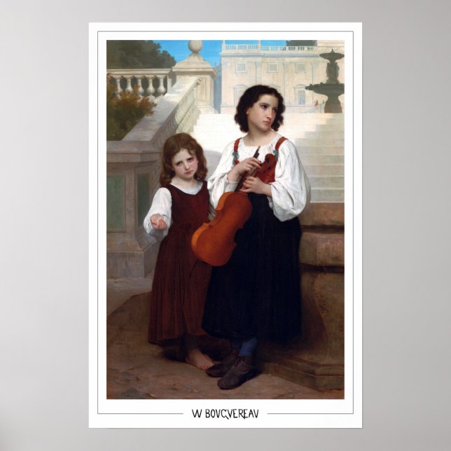Póster de arte de William-Adolphe Bouguereau Zedig (Frente)