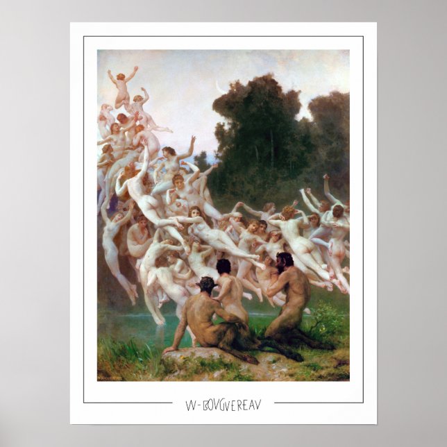 Póster de arte de William-Adolphe Bouguereau Zedig (Frente)