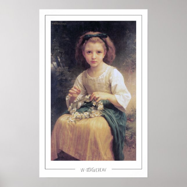 Póster de arte de William-Adolphe Bouguereau Zedig (Frente)