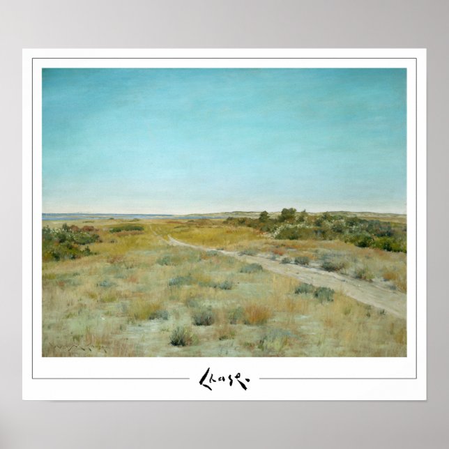 Póster de arte de William Merritt Chase Zedign #1 (Frente)