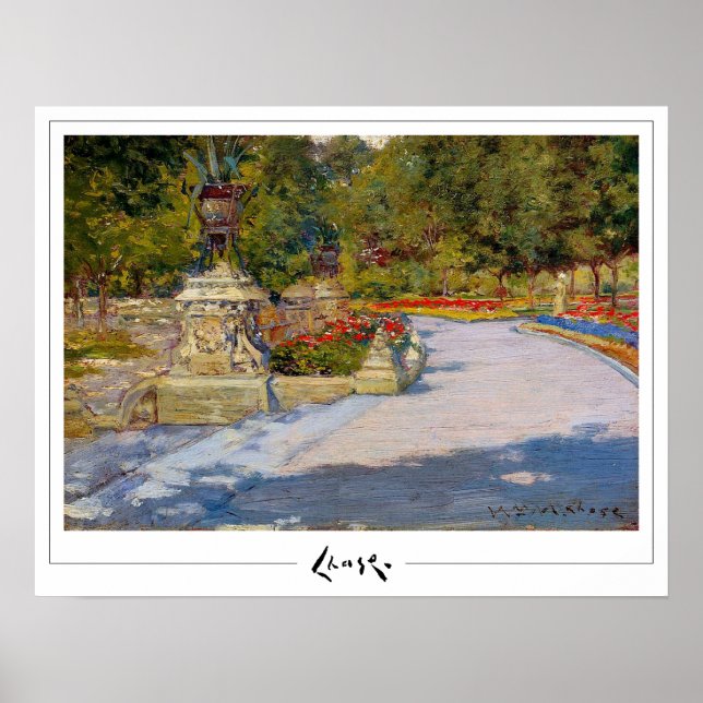 Póster de arte de William Merritt Chase Zedign #17 (Frente)