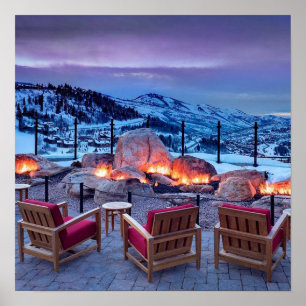 Poster de Arte de Winter Vacation Wall