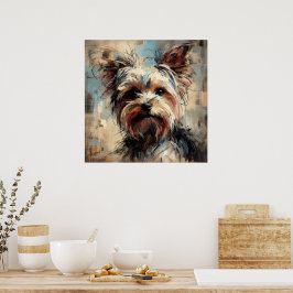 Póster de arte de Yorkshire Terrier
