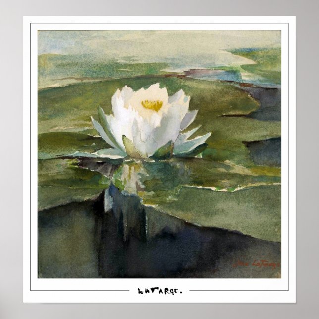 Póster de arte de Zedign #12 de John La Farge (Frente)