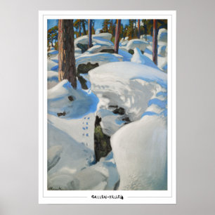 Póster de arte de Zedign de Akseli Gallen-Kallela