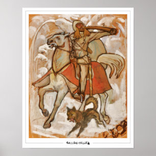 Póster de arte de Zedign de Akseli Gallen-Kallela