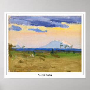 Póster de arte de Zedign de Akseli Gallen-Kallela 