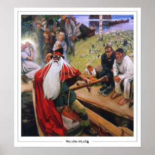 Póster de arte de Zedign de Akseli Gallen-Kallela 