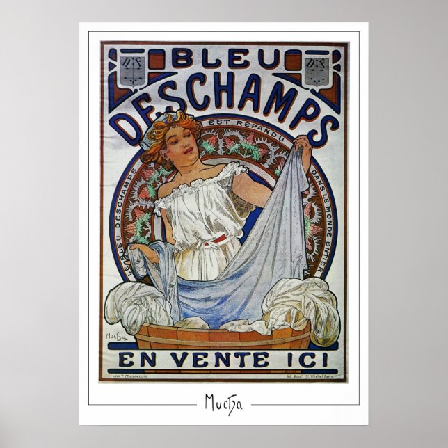 Póster de arte de Zedign de Alphonse Mucha #11 (Frente)