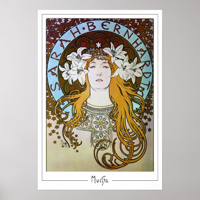 Póster de Arte de Zedign de Alphonse Mucha #122 (Frente)