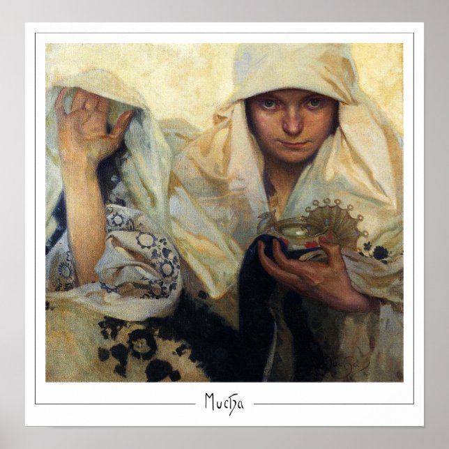 Póster de arte de Zedign de Alphonse Mucha #207 (Frente)