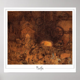 Póster de arte de Zedign de Alphonse Mucha #291