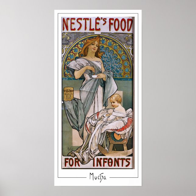 Póster de Arte de Zedign de Alphonse Mucha #299 (Frente)