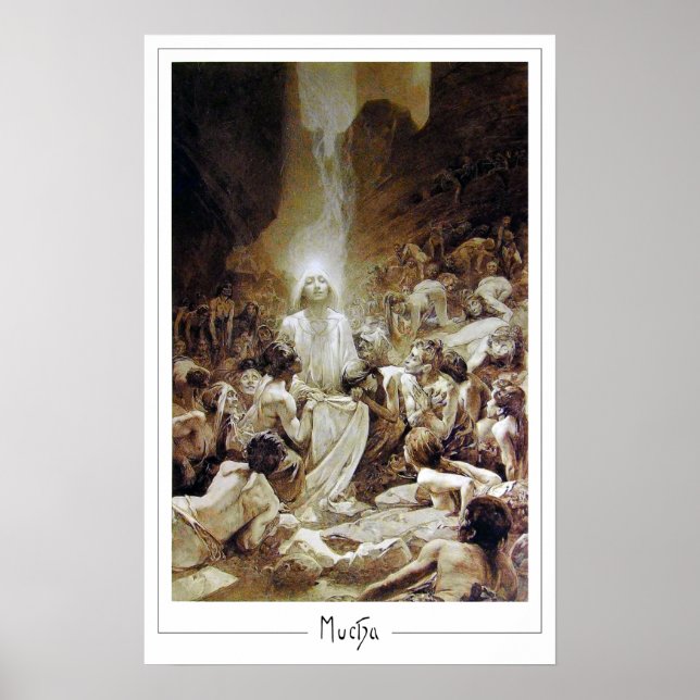 Póster de arte de Zedign de Alphonse Mucha #31 (Frente)