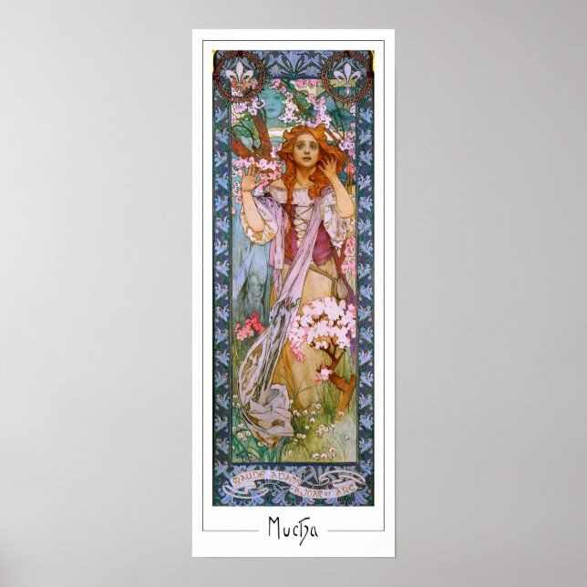 Póster de arte de Zedign de Alphonse Mucha #96 (Frente)