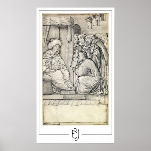 Póster de arte de Zedign de Edward Burne-Jones #13 (Frente)