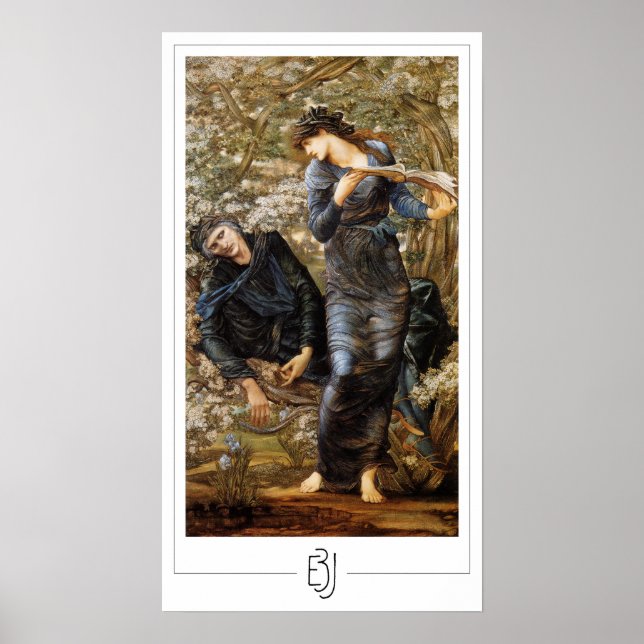 Póster de arte de Zedign de Edward Burne-Jones #79 (Frente)