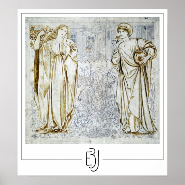 Póster de arte de Zedign de Edward Burne-Jones #92 (Frente)