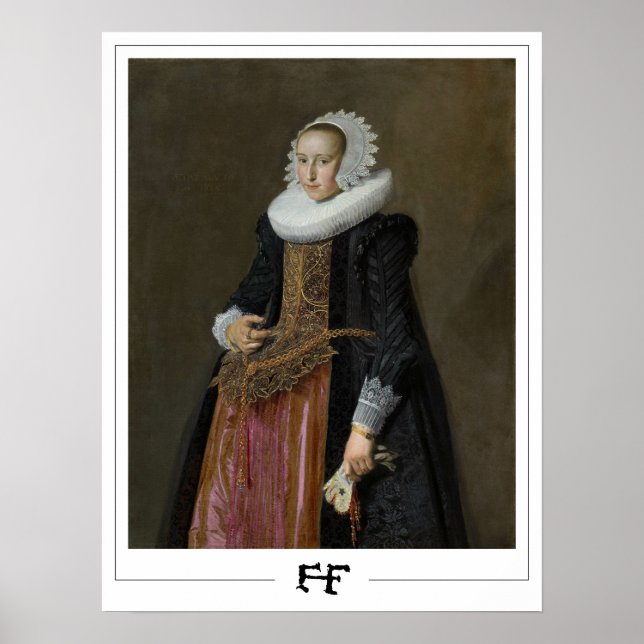 Póster de arte de Zedign de Frans Hals #106 (Frente)