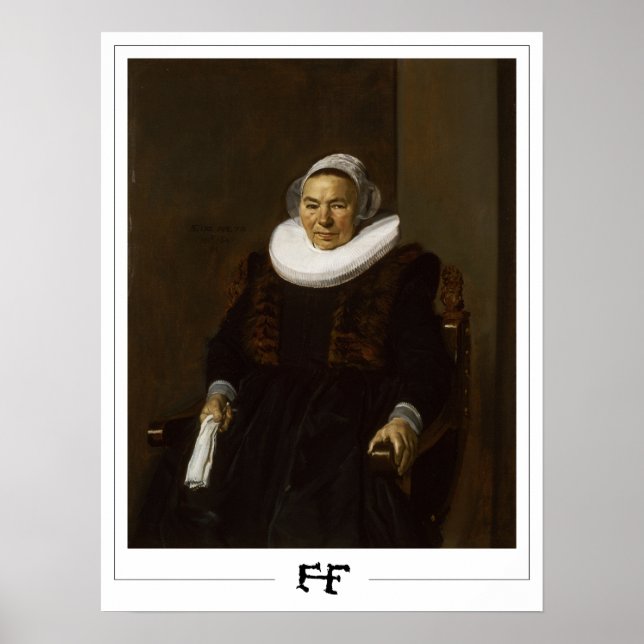 Póster de arte de Zedign de Frans Hals #111 (Frente)