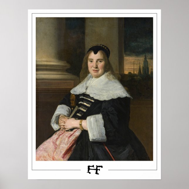 Póster de arte de Zedign de Frans Hals #15 (Frente)