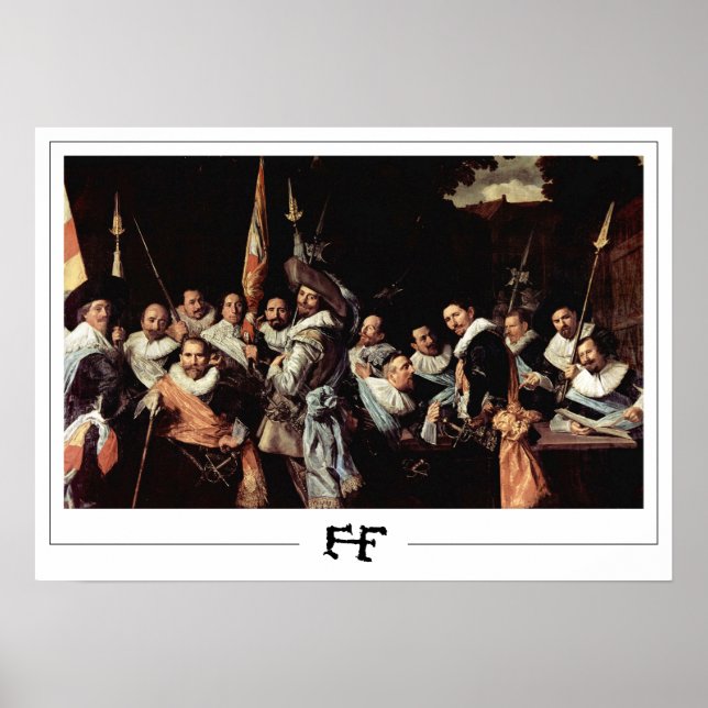 Póster de arte de Zedign de Frans Hals #206 (Frente)