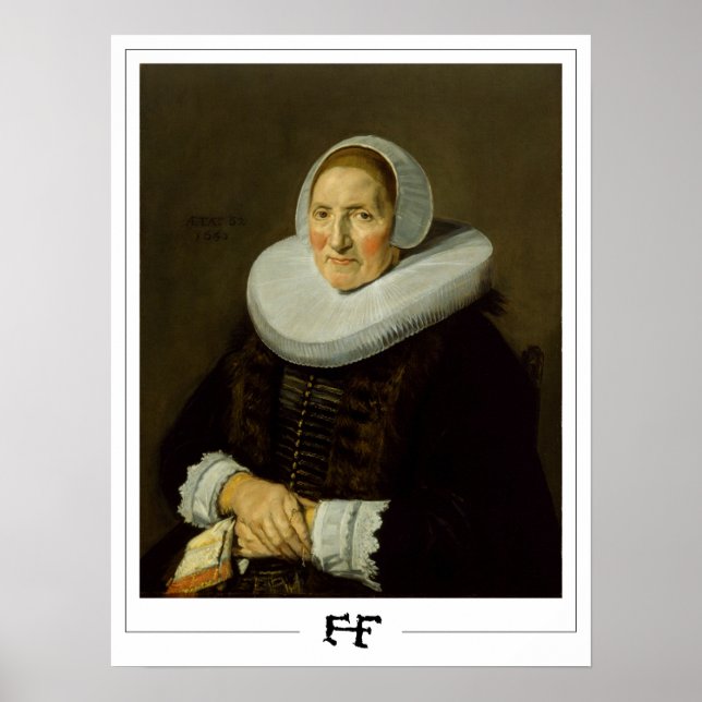 Póster de arte de Zedign de Frans Hals #228 (Frente)