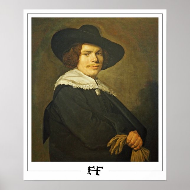 Póster de arte de Zedign de Frans Hals #230 (Frente)