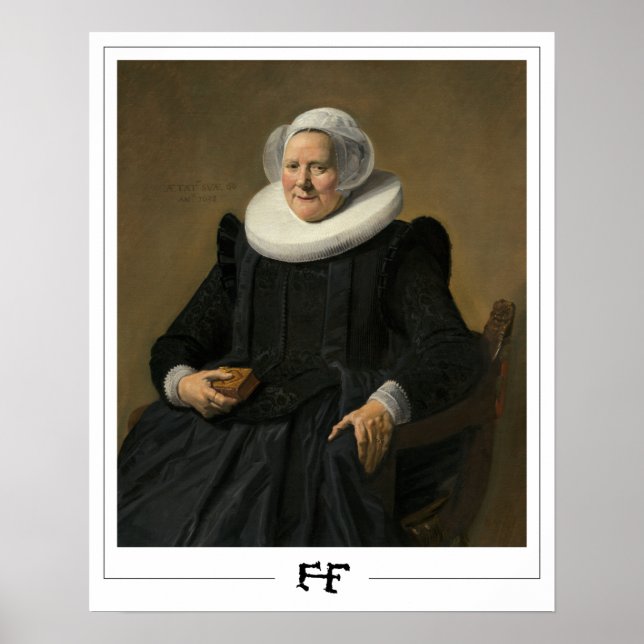 Póster de arte de Zedign de Frans Hals #26 (Frente)