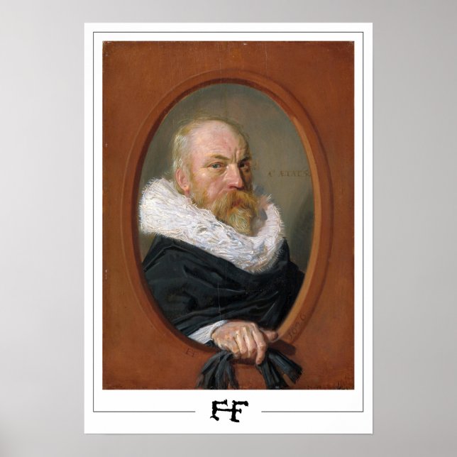 Póster de arte de Zedign de Frans Hals #263 (Frente)