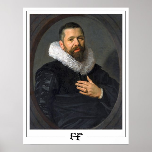 Póster de arte de Zedign de Frans Hals #294 (Frente)