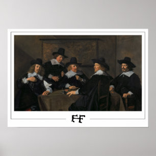 Póster de arte de Zedign de Frans Hals #66