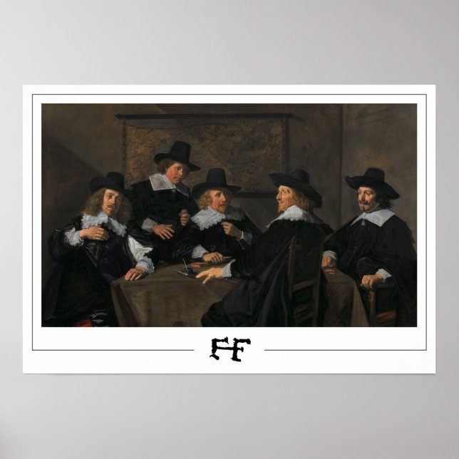 Póster de arte de Zedign de Frans Hals #66 (Frente)