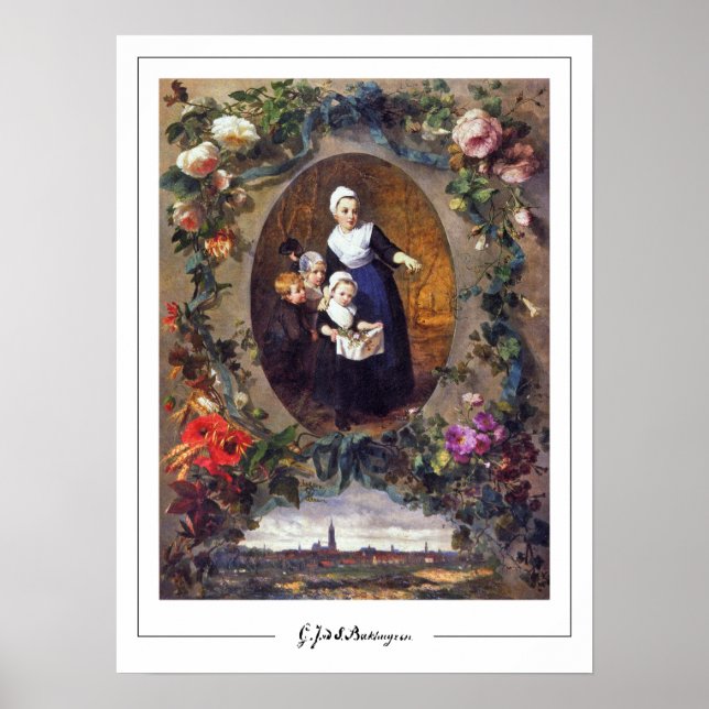 Póster de arte de Zedign de Gerardina van de Sande (Frente)