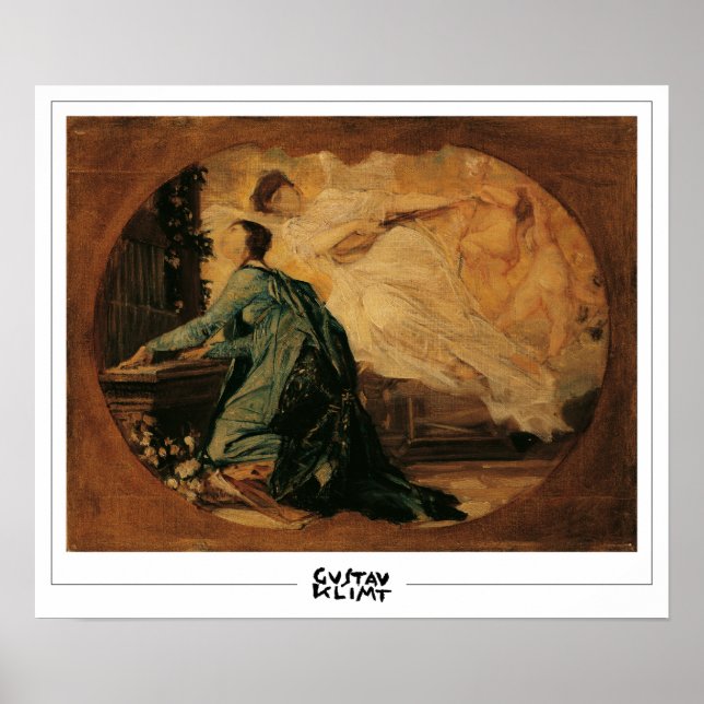 Póster de arte de Zedign de Gustav Klimt #11 (Frente)