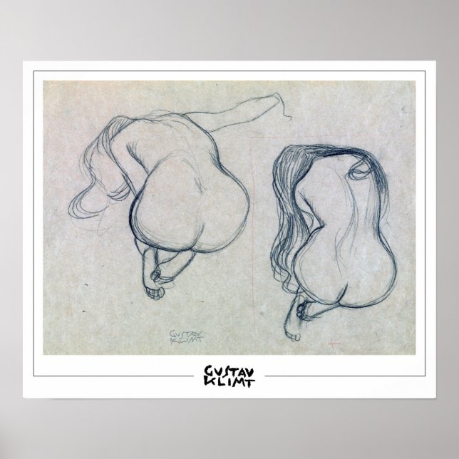 Póster de arte de Zedign de Gustav Klimt #209 (Frente)