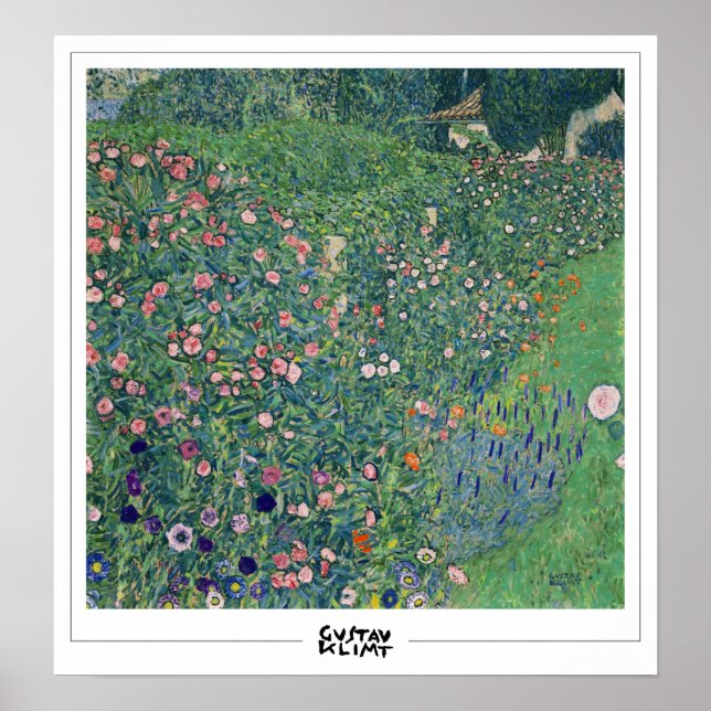 Póster de arte de Zedign de Gustav Klimt #323 (Frente)