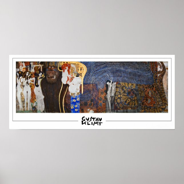Póster de arte de Zedign de Gustav Klimt #361 (Frente)