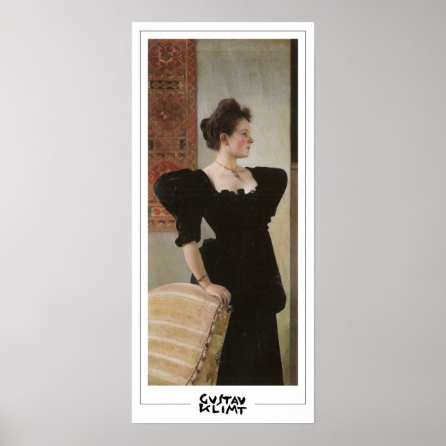 Póster de arte de Zedign de Gustav Klimt #372 (Frente)