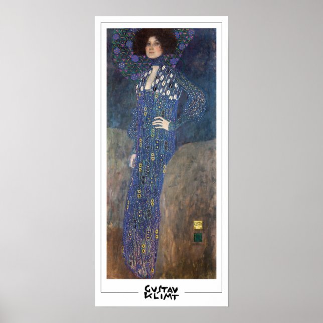 Póster de arte de Zedign de Gustav Klimt #400 (Frente)